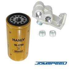 Diesel Fuel Filter Remote Mount Base 12 Npt For Cat 1r-0749 Or 1r-0750 Filters