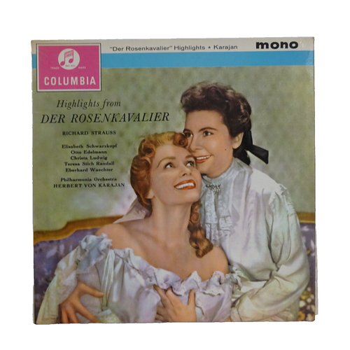 Richard Strauss–Der Rosenkavalier-Highlights H.Von Karajan.Columbia 33CX 1777 EX