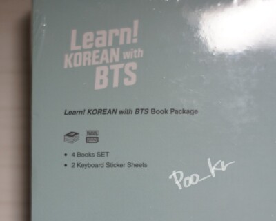 Learn! Korean with BTS Book only packge + Hybe Motipen 2021