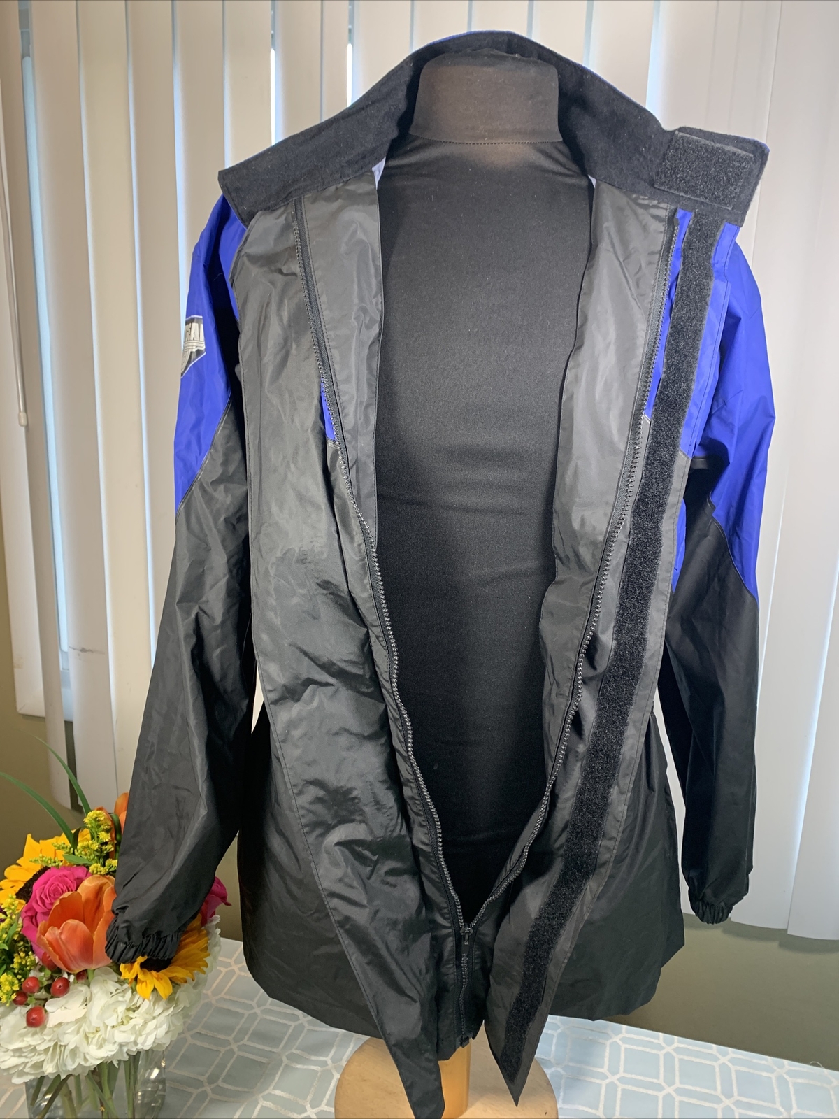 First Gear Motorcycle Rain Jacket 3M Scotchlite Reflective Material Unisex Small