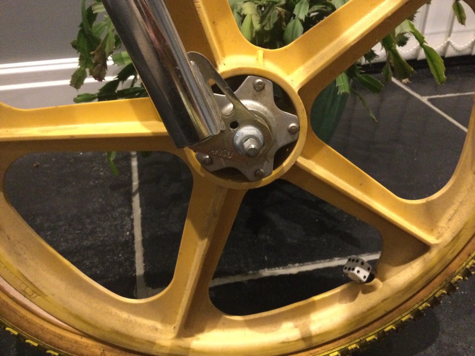 BMX Bike Skyway Yellow Mag Wheels eBay