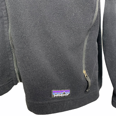 Patagonia Synchilla Full Zip Sweatshirt Mens 2XL Black Fleece Mock