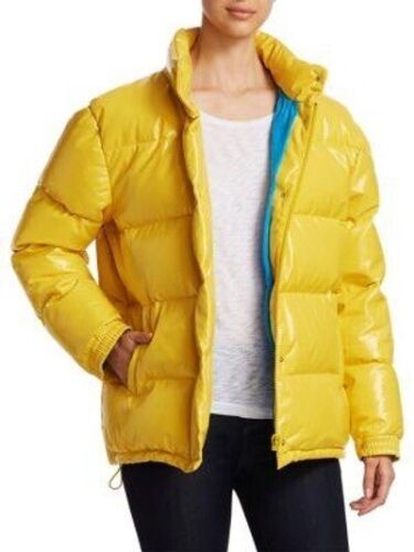 Cápsula Alberta Ferretti Días de la Semana Puffer Amarillo Nuevo con Etiquetas Martes 40 $1895 - Imagen 2 de 12