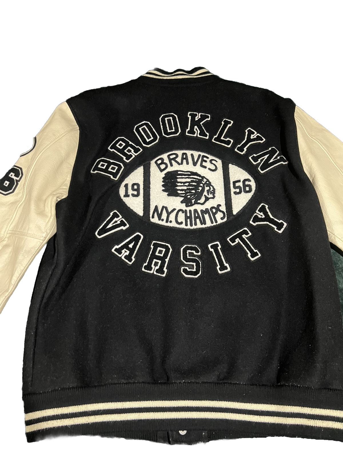 True Religion Varsity Jacket Richie Letterman bomber jacket men's XXL image 8