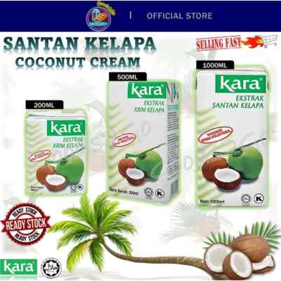 KARA PREMIUM COCONUT CREAM (KARA SANTAN EXTRACT 200ML/500ML}