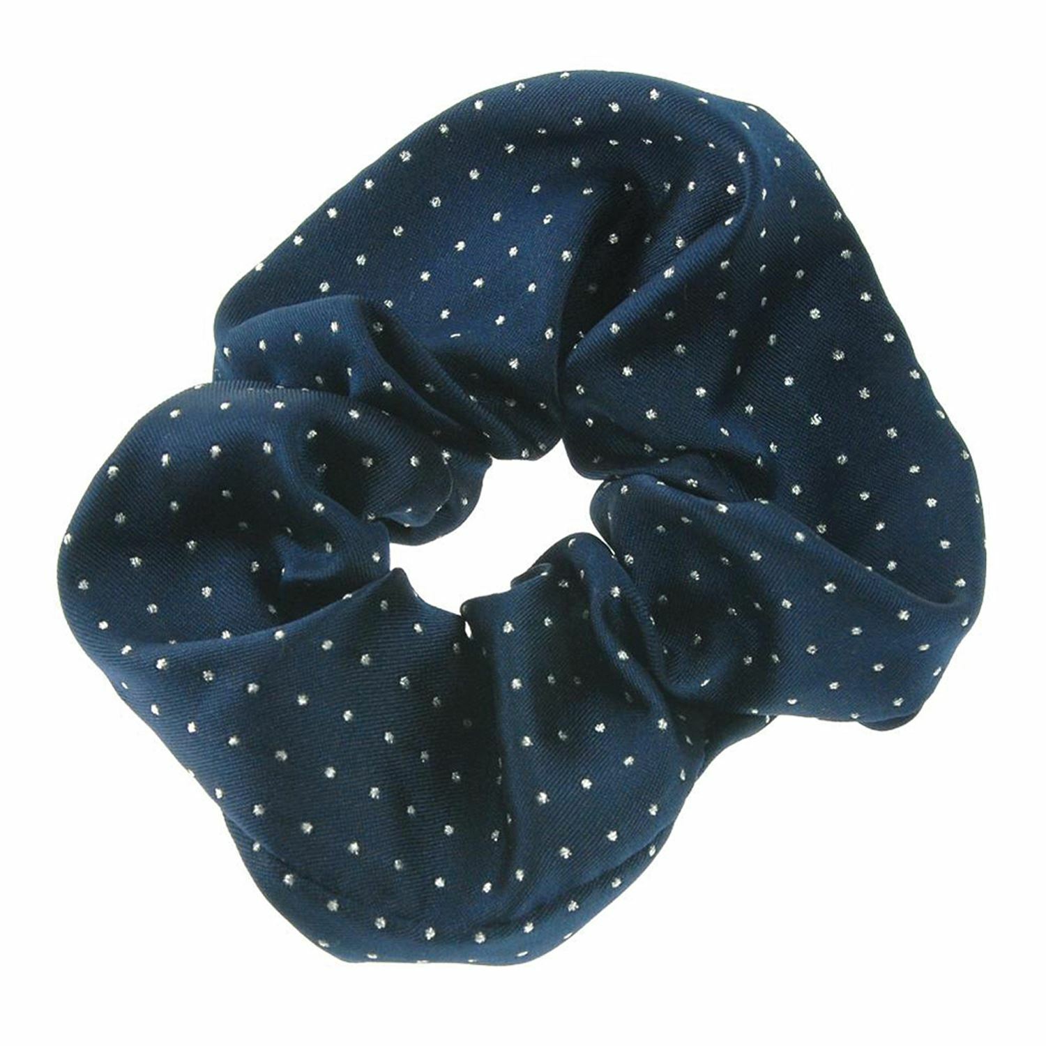 Showquest Scrunchie Pin Spot Navy/White One Size