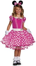 Minnie Mouse Pink Tutu Prestige Disney Fancy Dress Up Halloween Child Costume