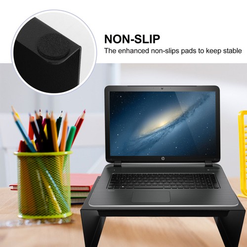Elevated Storage Rack Office Desk Risers for Monitors Standing Large - Afbeelding 9 van 12