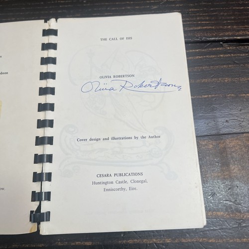 The Call of Isis 1975 Olivia Robertson 1st Edition - SIGNED! RARE!! - Picture 4 of 12