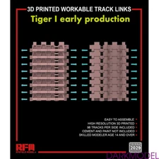 RYEFIELD RM2029 1/35 3D PRINTED WORKABLE TRACK LINKS Tiger I early production