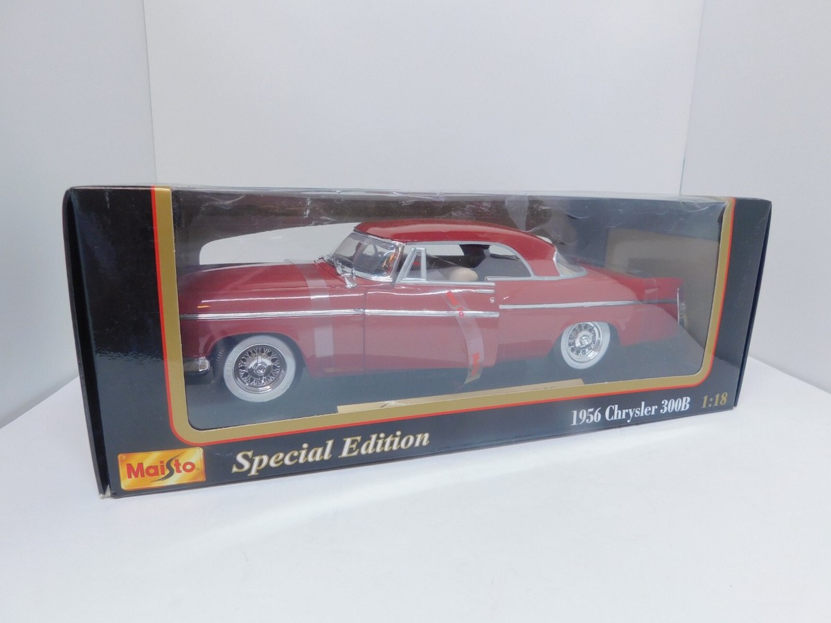 マイスト クライスラー300B 1/18 MAISTO SPECIAL EDITION 1956 CHRYSLER 300B RED DIE CAST 1:18