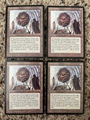 MTG- Dark Sphere x4 - The Dark