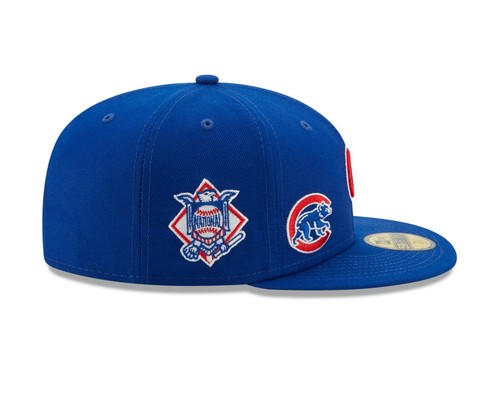 Sombrero Ajustado Chicago Cubs New Era Royal Blue Parche Multi 59FIFTY - Imagen 6 de 6