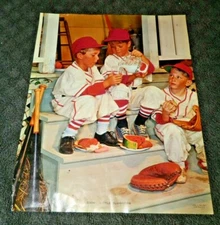 Circa 1950's Calendar Print- "Little Sluggers"-Made in U.S.A. 8" x 10"