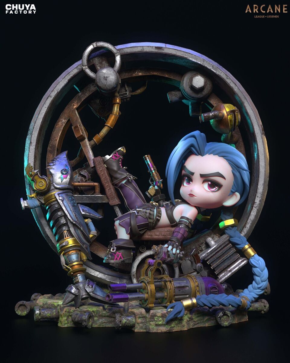 Arcane Jinx Chibi | Resin Printed Model | eBay Arcane Jinx Chibi | Resin Printed Model | eBay