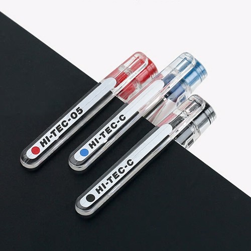 1/3/5 Pilot HITEC Hi Tec C Hi-Tec-C gel pen 0.4 mm / 0.5 mm Black/Red/Blue - Picture 5 of 8