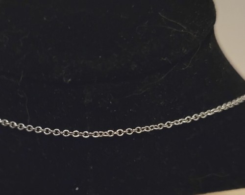 Loft Silver Tone Pendant Necklace Front Toggle Crystal Rhinestones 18" - Picture 4 of 5