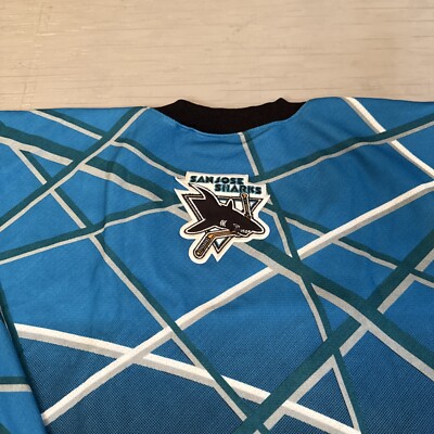 Vintage 90s NHL Nike Team San Jose Sharks Hockey Sewn Street Vintage 90s NHL Nike Team San Jose Sharks Hockey Sewn Street