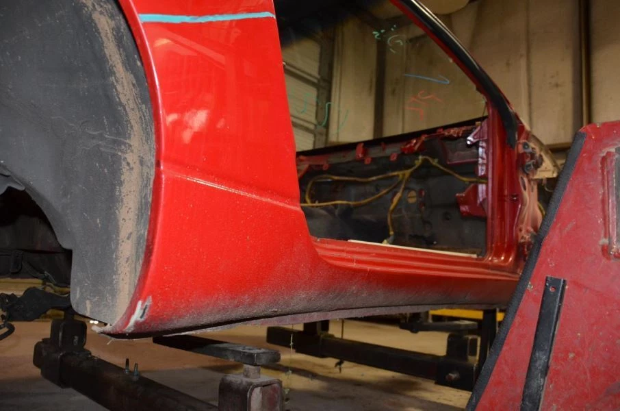 Nissan 300ZX Z32 1993-1996 pasajero vertical lado derecho panel basculante corte Foto 2 de 4