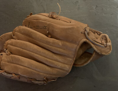 Vintage Prototype World Series Baseball Glove Japan Test 8654 X35L