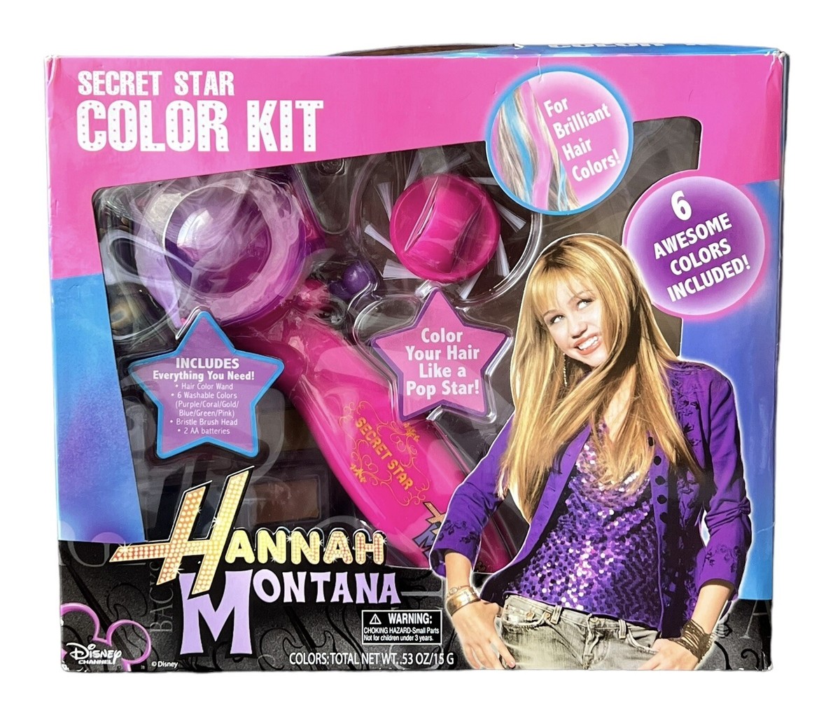 Disney Channel Hannah Montana Secret Star Color Kit Playset Lotta
