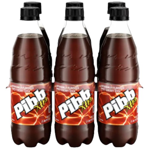 Pibb Xtra Soda Pop Soft Drink Cola 16.9 fl oz 6 Pack Bottles Limited Edition New - Picture 2 of 6