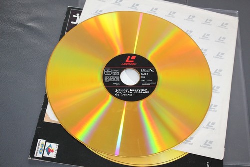 Collection RARE : Lot de 3 Laserdisc Pal Concert Live Johnny Hallyday - Photo 13/16