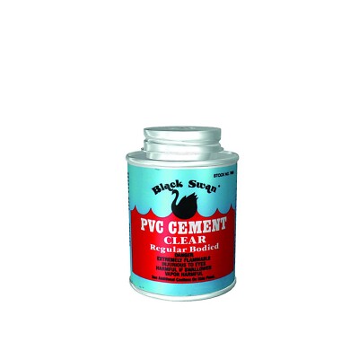 Black Swan PVC1 PVC Lösungsmittel Zement klar klein 118 ml Sanitär Kunststoff Rohrkleber