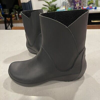 Crocs Black Pull on Rain Boots Women's 5 Style 203417 Rubber Crocs Black Pull on Rain Boots Women's 5 Style 203417 Rubber