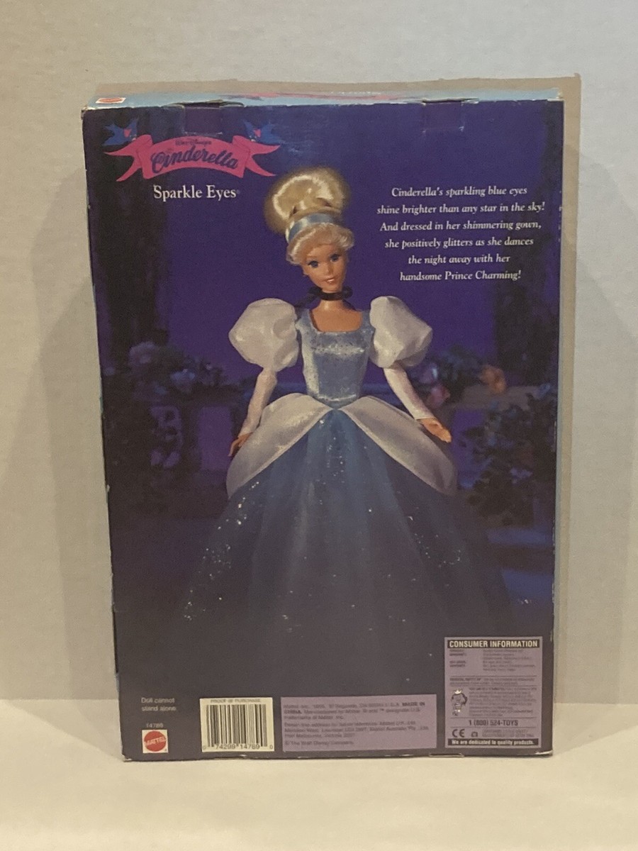Disney - める Walt Disney Cinderella Barbie 1995 Sparkle Eyes Mattel Doll