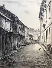 Versailles René AUBERT (1894-1977)  lithographie de 1951 signée au crayon