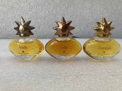 MINI Fragonard Collection of 3 Splashes 7ml. Fragonard. Arielle, And Emilie