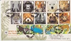 GB ROYAL MAIL FDC COVER 2011 WWF AMAZON LIFE STAMP SET & EX SHEET HANDWRITTEN