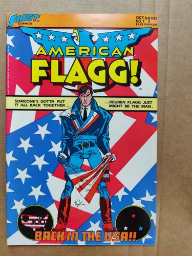 AMERICAN FLAGG #1 (1983 First Comics Publishing) VF/NM Howard Chaykin