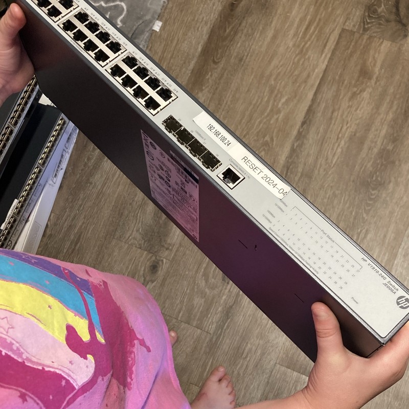 HP 1920-24G JG924A 24-Port Gigabit Ethernet Switch Fully Managed L2 SFP