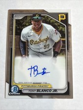 2024 1st Bowman Chrome Tony Blanco Jr. Base Prospect Auto RC Pirates Pack Fresh