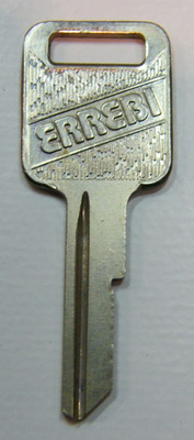 KEY E BLANK FOR VEHICLES ON RENAULT MACK DODGE JEEP WHITE PROFILE: D, K