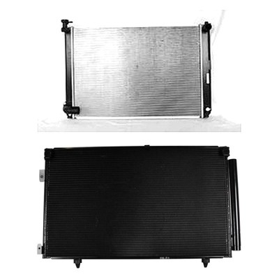 For Toyota Highlander 2006-2007 Replace BNDL-463728 Radiator & Condenser Kit