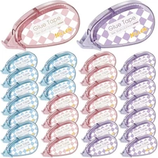 30 Pack Double Sided Tape Roller Permanent Adhesive Scrapbooking 0.3 x 315'' ...