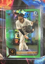 2022 Bowman NPB Nippon Professional Baseball - Yuki Hanada #65 Chrome Green /99