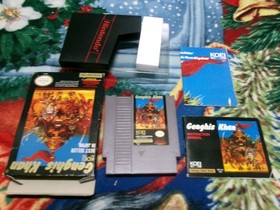 #1055 Genghis Khan (Nintendo NES) Complete in Box w/ Poster CIB