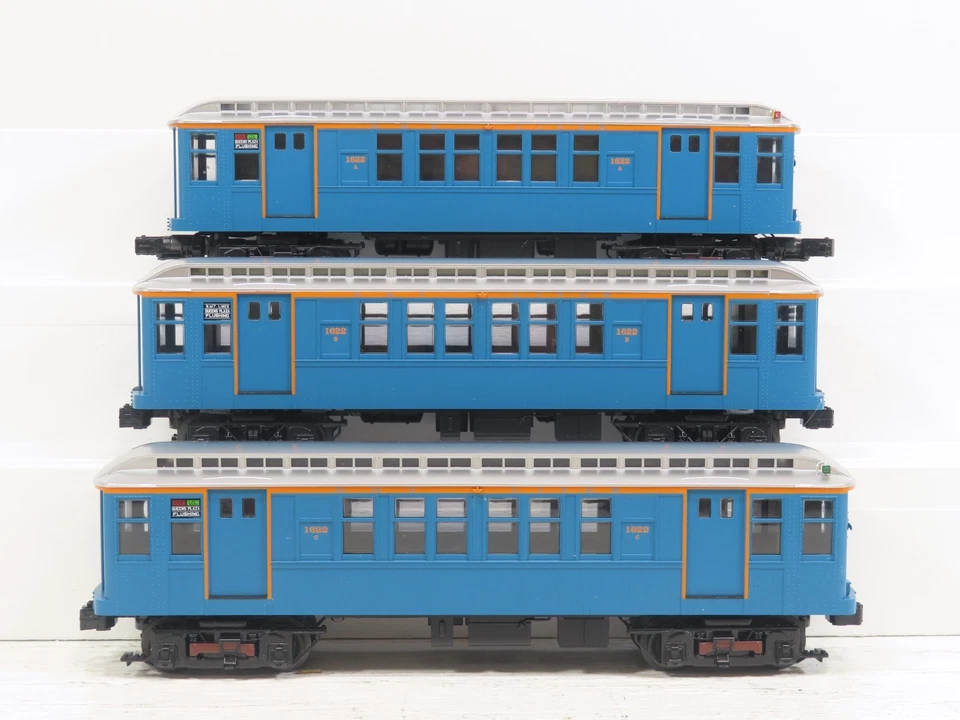 MTH 30-2760-1 New York Transit Blue Q Type Subway Set Proto 2.0 LN - Image 3 of 4