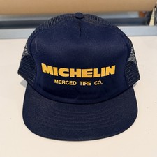 Vintage Michelin Tires Blue Foam Trucker Hat 90s Swingster Merced Shop