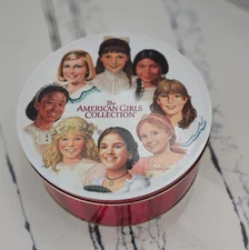 Vintage The American Girls Collection Cookie Tin. 2003 Hallmark Pleasant Company