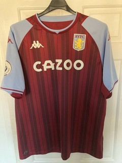Kappa Aston Villa Home Shirt Coutinho 23 Adults 3XL Short Sleeve Claret