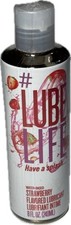 Lube Life 8 oz. Water Based Strawberry Flavored Personal Lubricant Oral Sex Lube