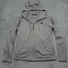 North Face Jacket Womens Medium Gray Full Zip...