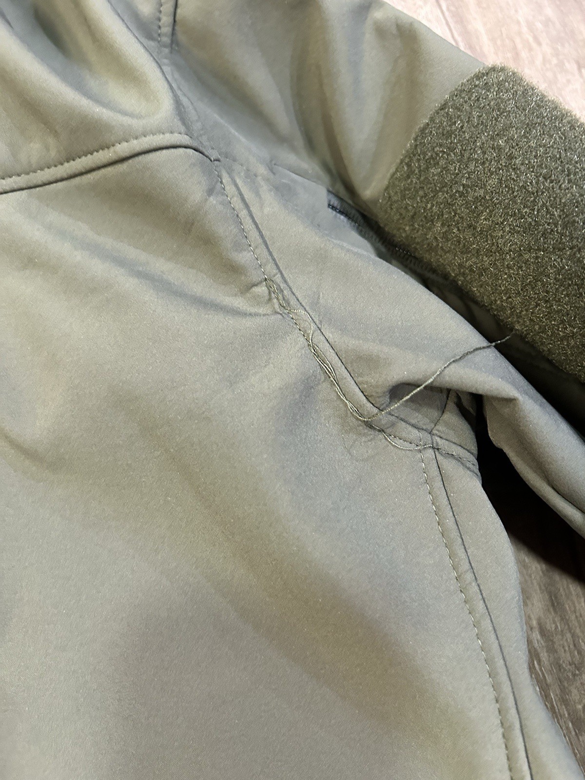 Condor Phantom Soft Shell Jacket OD Green Fleece … - image 2