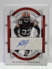 2023 PANINI NATIONAL TREASURE NFL RONNIE HICKMAN AUTO RC /33