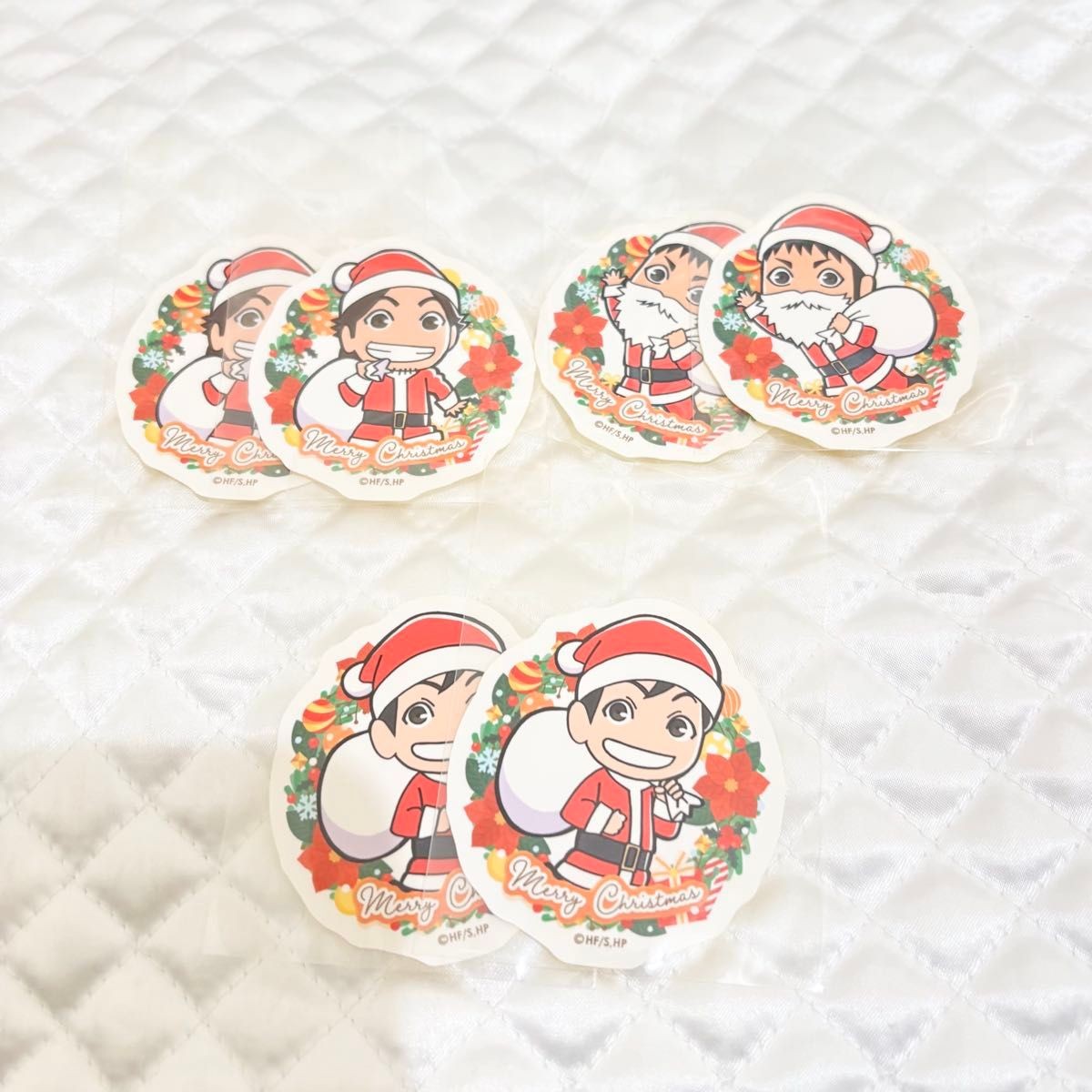 Haikyuu!! Fruit Soft Tone Sticker Set  Daichi Sawamura / Asahi Azumane / Riki